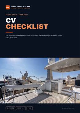 CV Checklist free PDF cover