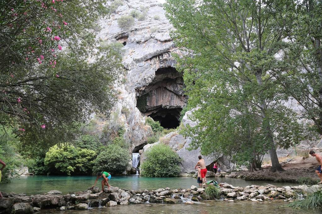 river and cave near Benaoján